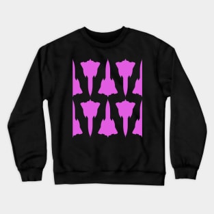 Lockheed SR-71 Blackbird - Pink & Black Pattern Design Crewneck Sweatshirt